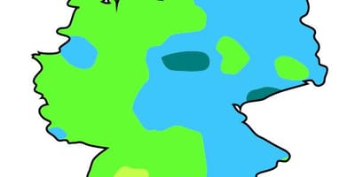 地図をドイツの気候