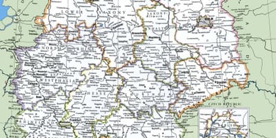 ドイツの主要都市の地図
